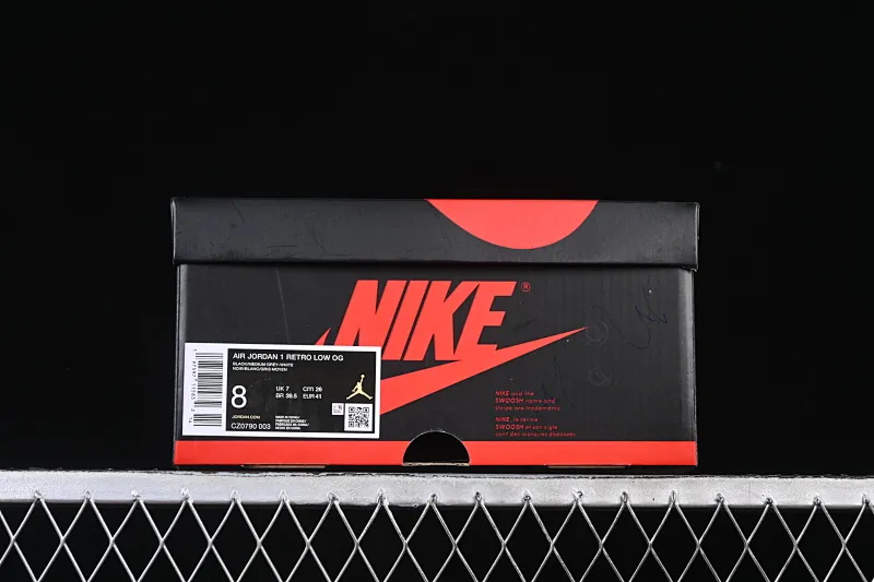 All categories Air Jordan Jordan series basketball shoes Air Jordan 1 Low Air Jordan 1 Low OG "Shadow" AJ1 Joe 1 shadow gray low-top cultural casual sneakers CZ0790-003